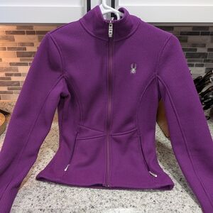 Spyder Vibrant Purple Teddy Jacket